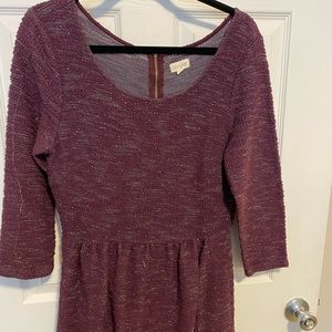 Purple Maison Jules sweater dress